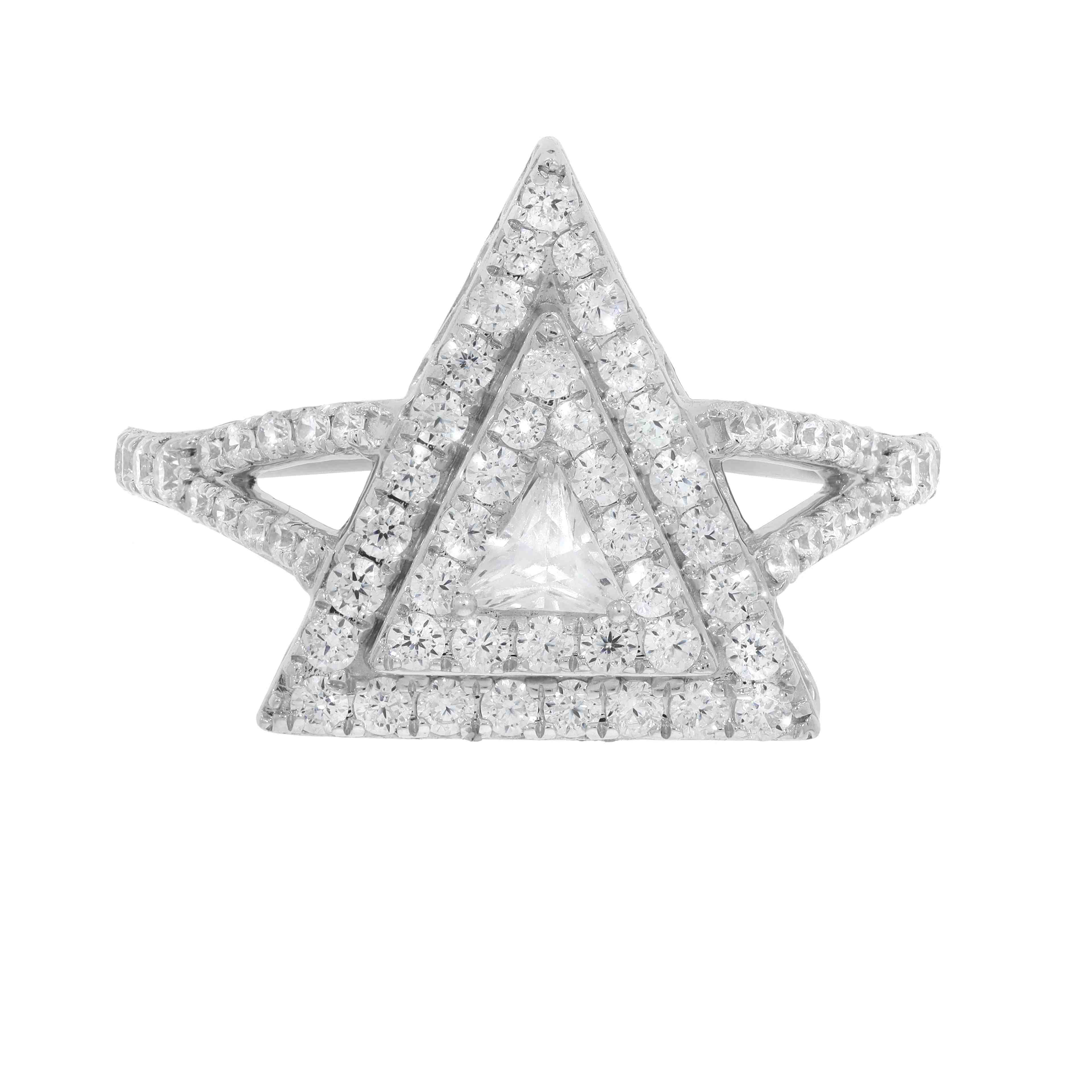 Triangle Diamond Ring LR11343A